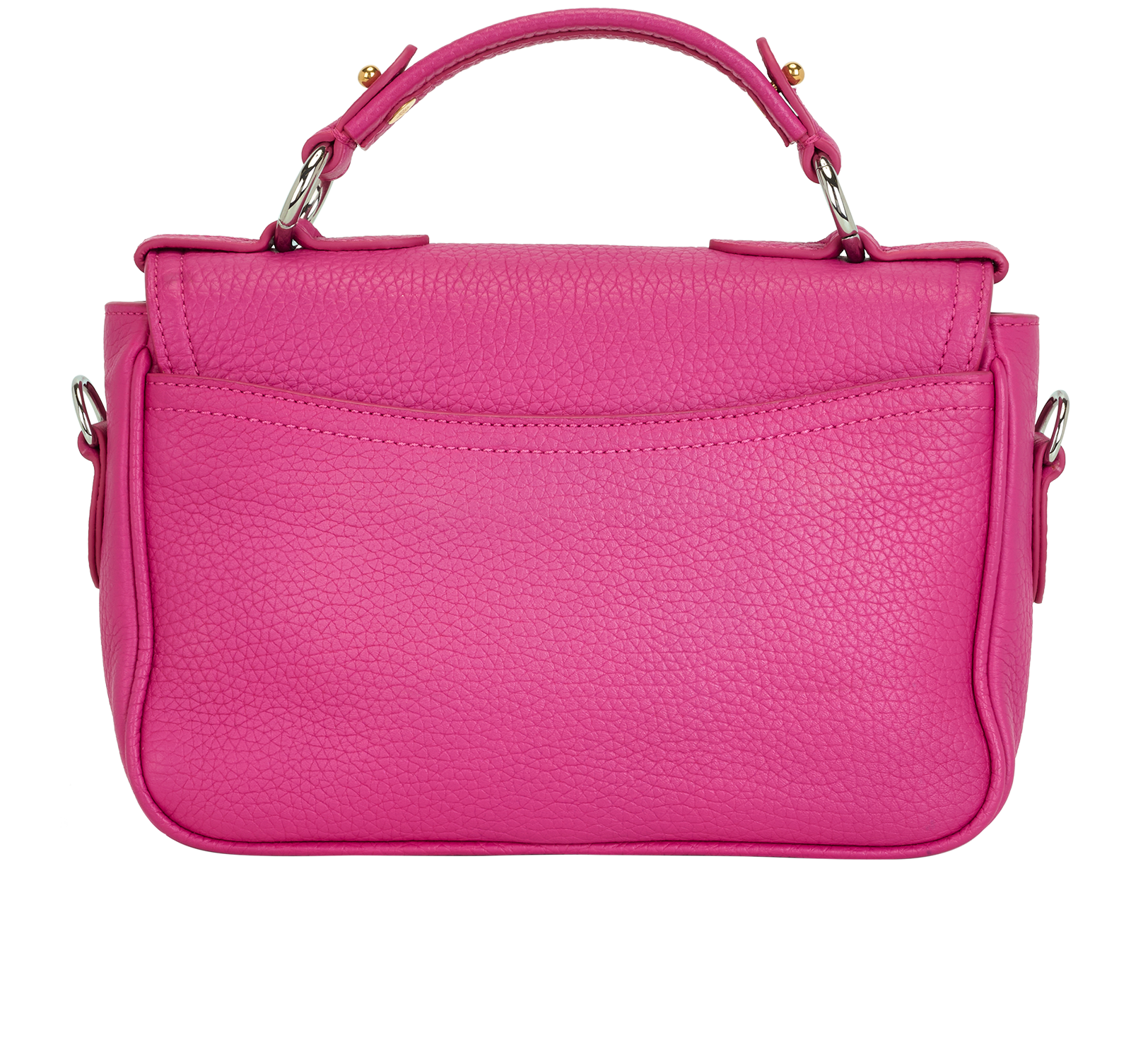 Small Bryn Satchel, &pound;310, Handbags, Pink, Leather, Back view